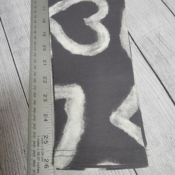 Wild Fable High-Waisted Classic Leggings Gray Hearts Women's Size Small NWOT - Picture 3 of 5